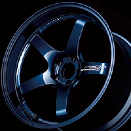 Advan GT Premium Center Lock Racing Wheel 21x12.0 +59 in Titanium Blue for High-Performance Vehicles