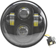 Cyron ABIG5-A6K 7-Inch Urban Headlight for City Street Bikes with Dual DRL and Wide Angle Coverage