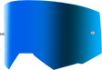 FLY Racing Single Lens with Post for Zone, Focus, and Sand Goggles – Sky Blue Mirror / Sky Blue Lens
