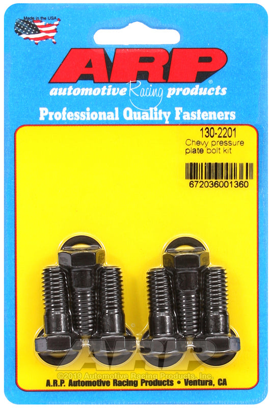 ARP Chevy Small Block and Big Block Pressure Plate Bolt Kit Part #130-2201 for 265-502 Engines