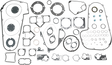 COMETIC Complete Gasket Kit - 5 Speed - 74"/80" Cylinders - '80-'83 Shovelhead C9965