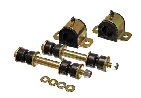 Energy Suspension 8.5123G Front Sway Bar Bushing Set for 1995-2000 Toyota Pickup 2WD, 1998-2000 Toyota Tacoma - Black, 25mm Diameter