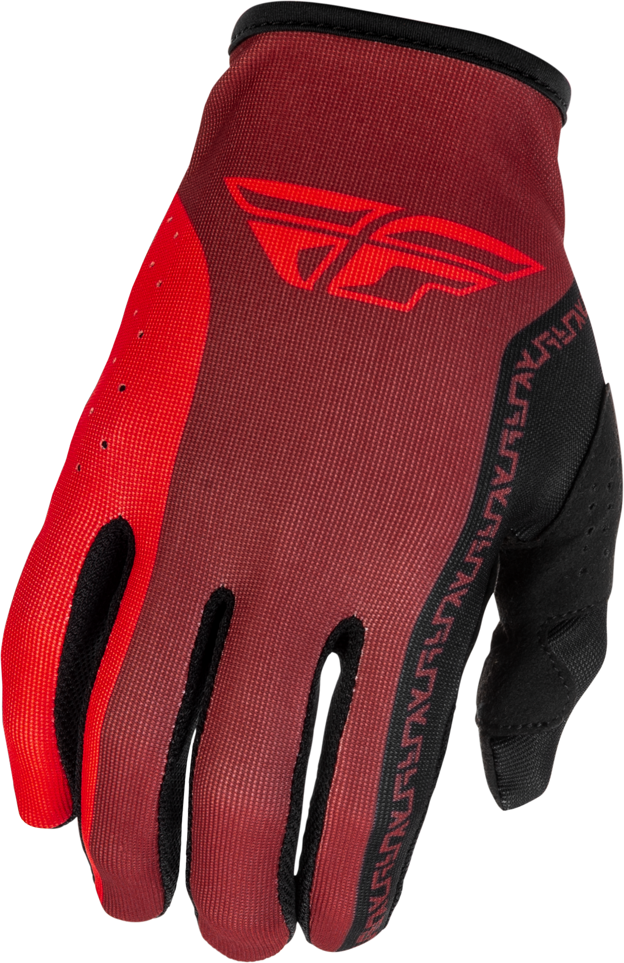 Fly Racing Youth Lite Gloves Black/Red YM – Lightweight Race Gloves with Touch Screen Compatibility for Youth Motorcycles