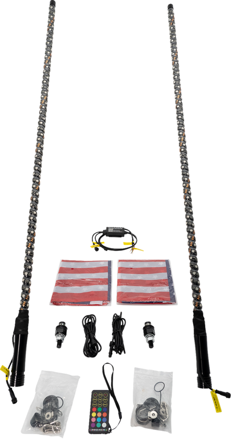 BRITE-LITES Whip Light - Multi-Function - 4' - Pair BL-WPEKIT4