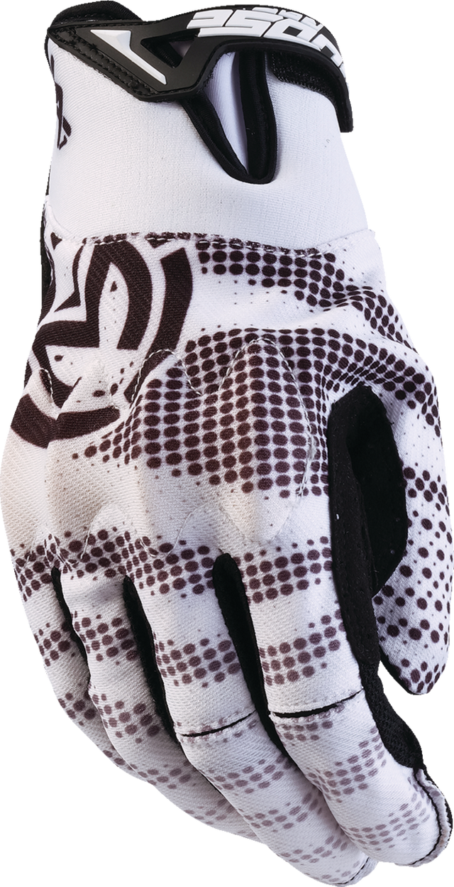 Moose Offroad MX1™ Gloves 2XL - White with D3O Impact Protection and Silicone Tacky Grips for Off-Road Vehicles