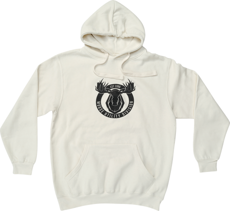 MOOSE OFFROAD MUD Badge Hoodie - Natural - Small 3050-6959