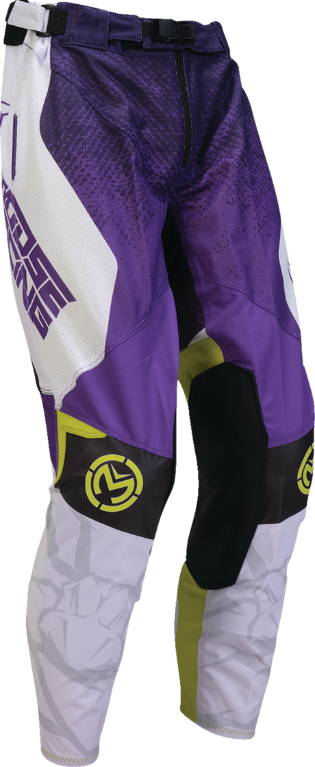 MOOSE OFFROAD Sahara Pants - Purple/Hi-Viz - US 38 2901-12088