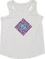 MOOSE OFFROAD Women's Spin Sync Tank Top - White - Medium | Fits Chevrolet Silverado, Ford F-150, RAM 1500, Toyota Tacoma, GMC Sierra