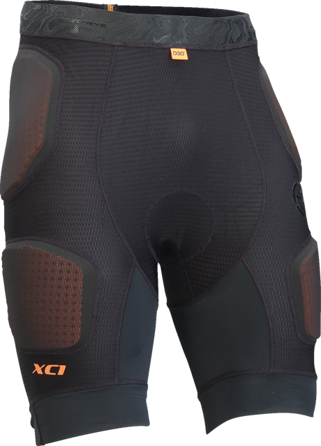 MOOSE OFFROAD XC1 Guard Shorts - Black - Medium with Impact Protection for MTB and Off-Road Vehicles