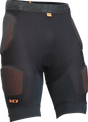 MOOSE OFFROAD XC1 Guard Shorts - Black - Medium with Impact Protection for MTB and Off-Road Vehicles