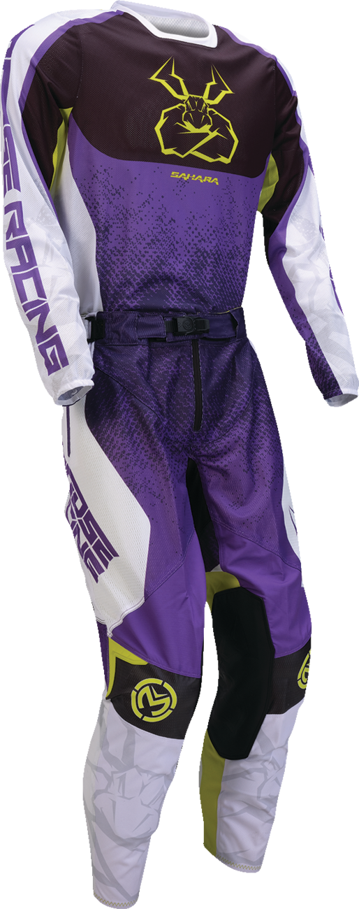 MOOSE OFFROAD Sahara Jersey - Purple/Hi-Viz - 3XL 2910-8351