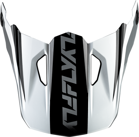 Fly Racing Kinetic Crest Helmet Visor Black/White/Grey for XS-S Motorcycle Helmets