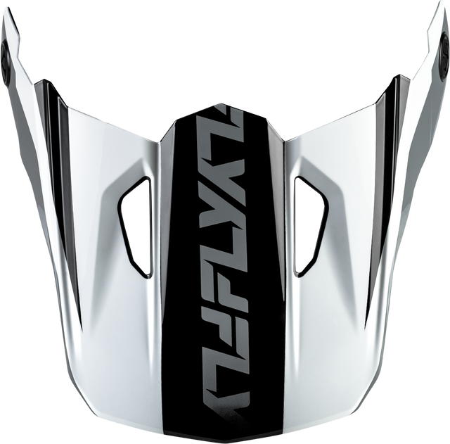 Fly Racing Kinetic Crest Helmet Visor Black/White/Grey for XS-S Motorcycle Helmets