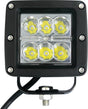 Open Trail HML-1218 Spot LED Light Set for Jeep Wrangler, Truck, SUV – 3 Inch Square Off-Road Lighting