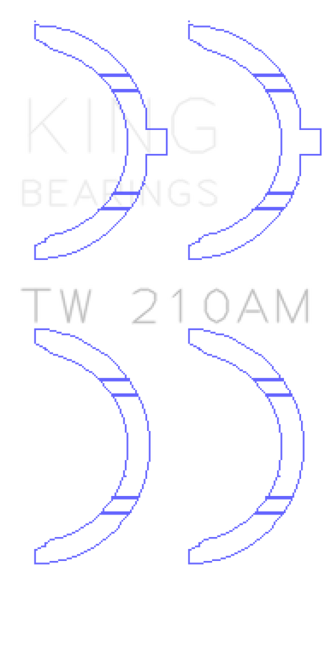King Engine Bearings Toyota 5R/2M/4M/5ME/5MGE/7MGE/7MGTE Thrust Washer Set