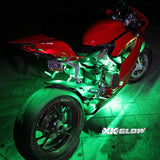 XK GLOW 18-piece 7-Color LED Light Kit with Remote Control for Automotive and Marine Applications
