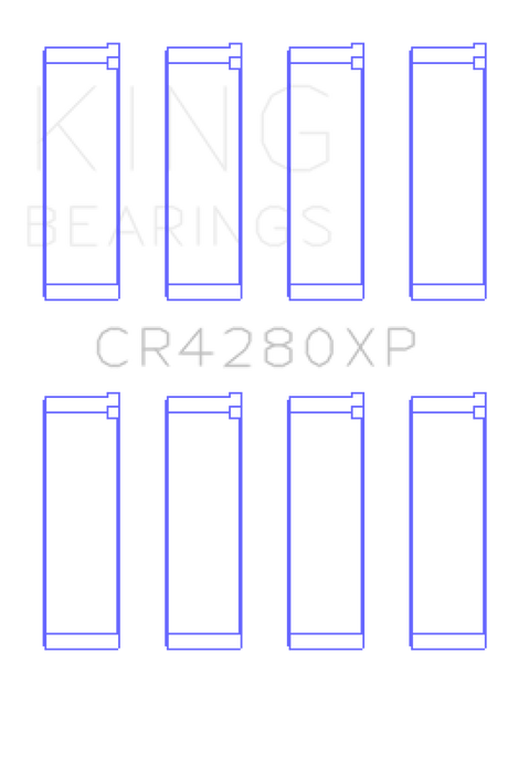 King Engine Bearings Subaru WRX/STi EJ20/EJ22/EJ25 48mm Rod (Size +.025) Performance Rod Bearing Set