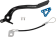 Moose Offroad Brake Pedal - Blue for ATV and UTV with Adjustable Tips - Part Number 82-0767-21-20