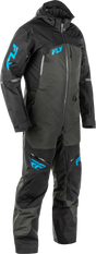 Fly Racing Incline Monosuit Black/Grey/Blue for Off-Road Motorcycles – Waterproof, Breathable, and Fully Sealed