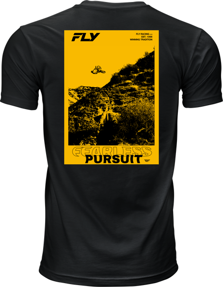 Fly Racing Freeride Tee Black 2X - Premium Crew Neck T-Shirt for Off-Road and Motocross Vehicles