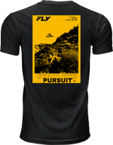 Fly Racing Freeride Tee Black Small - Premium Cotton Crew Neck for Motocross and Off-Road Vehicles