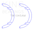 King Engine Bearings 1798 Audi CDAA/CDHA/CDHB/CDAB Thrust Washer Set