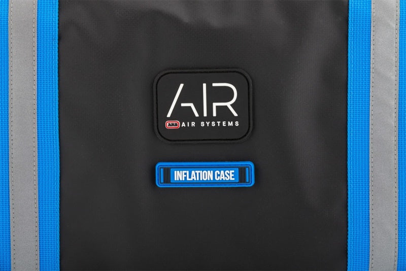 ARB Inflation Case with PVC Waterproof Material and Reflective Strips - Black Finish with Blue Highlights