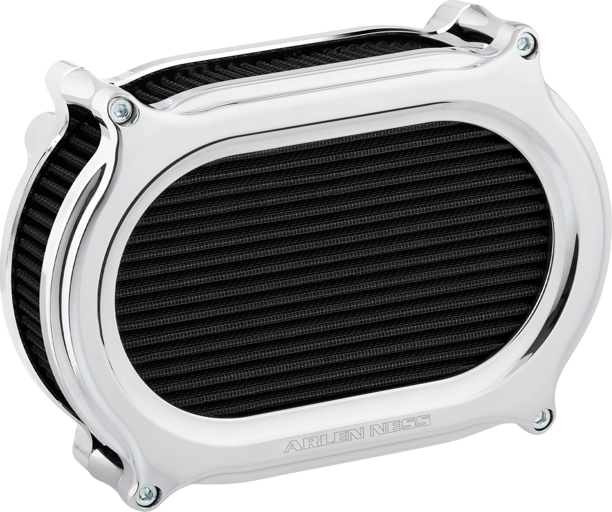 ARLEN NESS Stage 2 Oval Air Cleaner Kit - Chrome 600-195