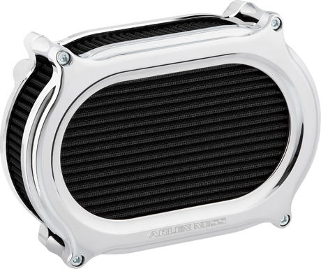 ARLEN NESS Stage 2 Oval Air Cleaner Kit - Chrome 600-207