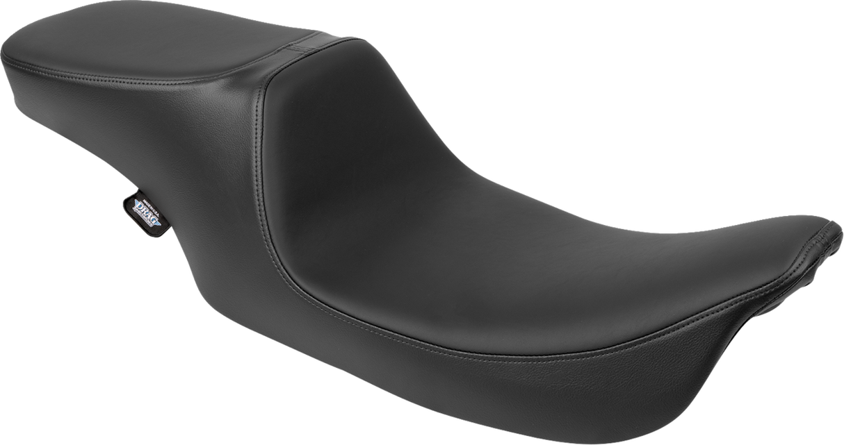 DRAG SPECIALTIES SEATS Predator 2-Up Seat - Solar Leather - Smooth - Without Backrest for Harley FL '97-'07
