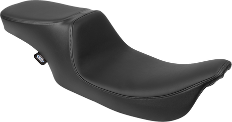 DRAG SPECIALTIES SEATS Predator 2-Up Seat - Solar Leather - Smooth - Without Backrest for Harley FL '97-'07