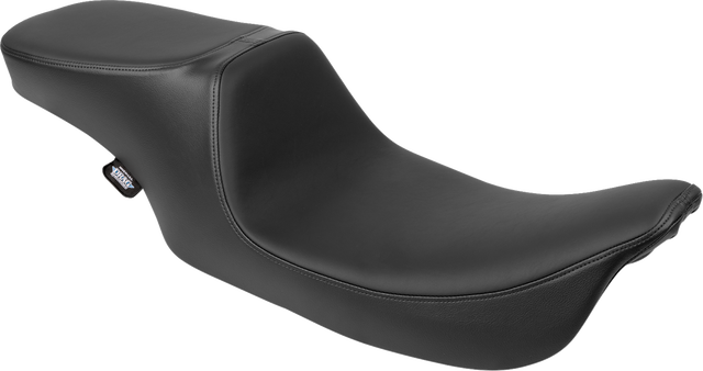 DRAG SPECIALTIES SEATS Predator 2-Up Seat - Solar Leather - Smooth - Without Backrest for Harley FL '97-'07