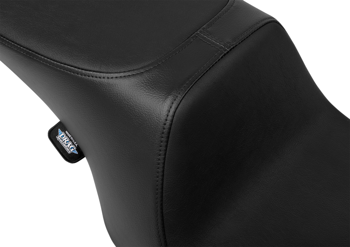 Drag Specialties Seats Predator 2-Up Seat with Vinyl Cover for Harley FL Models 1997-2007 (Part #4695A)