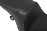 DRAG SPECIALTIES SEATS Predator 2-Up Seat - Solar Leather - Smooth - Without Backrest for Harley FL '97-'07