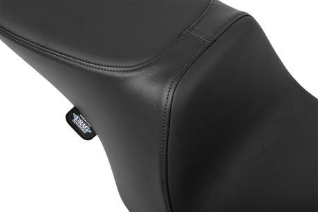 DRAG SPECIALTIES SEATS Predator 2-Up Seat - Solar Leather - Smooth - Without Backrest for Harley FL '97-'07
