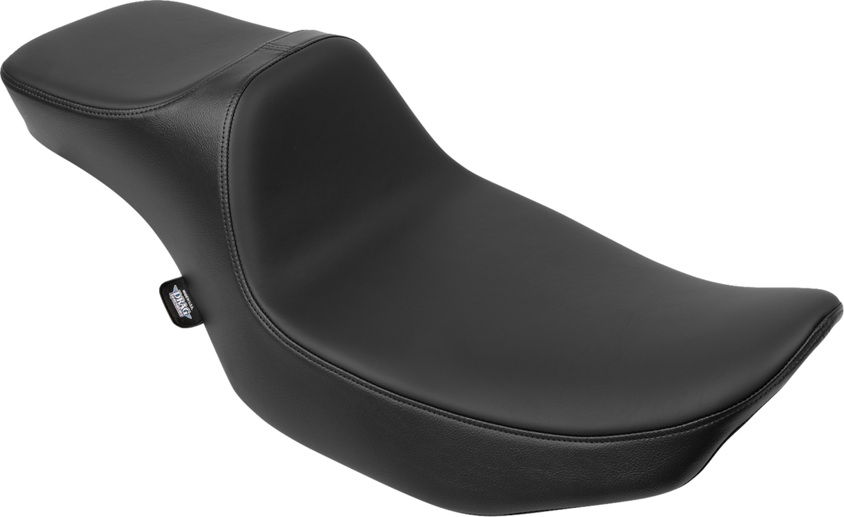 DRAG SPECIALTIES SEATS Predator III Extended Reach Seat for Harley FLH/FLT 2023-2024 - Vinyl/Solar Reflective Leather