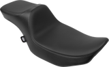 DRAG SPECIALTIES SEATS Predator III Extended Reach Seat for Harley FLH/FLT 2023-2024 - Vinyl/Solar Reflective Leather