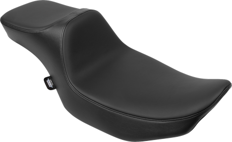 DRAG SPECIALTIES SEATS Predator III Extended Reach Seat for Harley FLH/FLT 2023-2024 - Vinyl/Solar Reflective Leather
