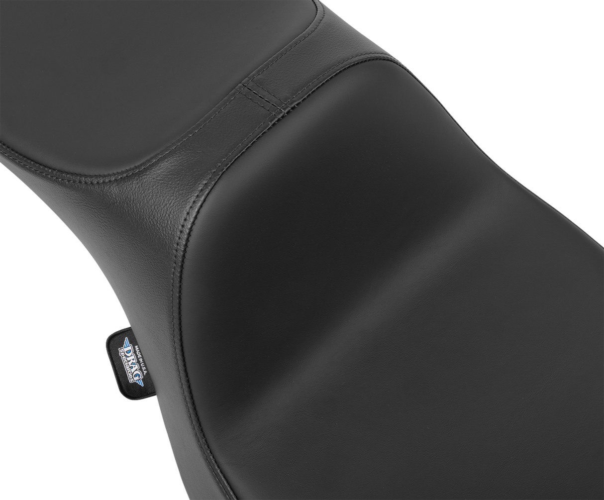 DRAG SPECIALTIES SEATS Predator III Extended Reach Seat for Harley FLH/FLT 2023-2024 - Vinyl/Solar Reflective Leather
