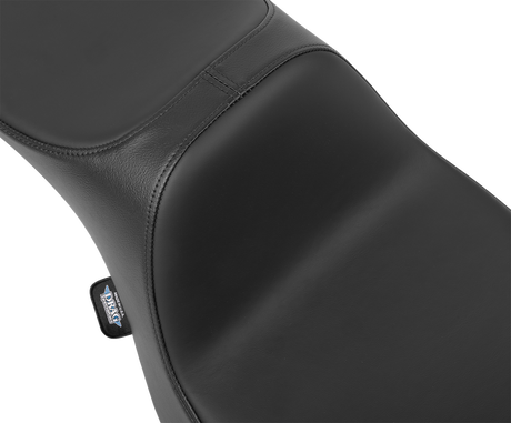 DRAG SPECIALTIES SEATS Predator III Extended Reach Seat for Harley FLH/FLT 2023-2024 - Vinyl/Solar Reflective Leather
