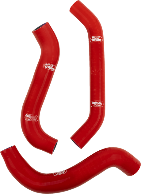 Moose Offroad OEM Fit Radiator Hose Kit in Red for Gas Gas, Husqvarna, and KTM with Part Number KTM-129-RD