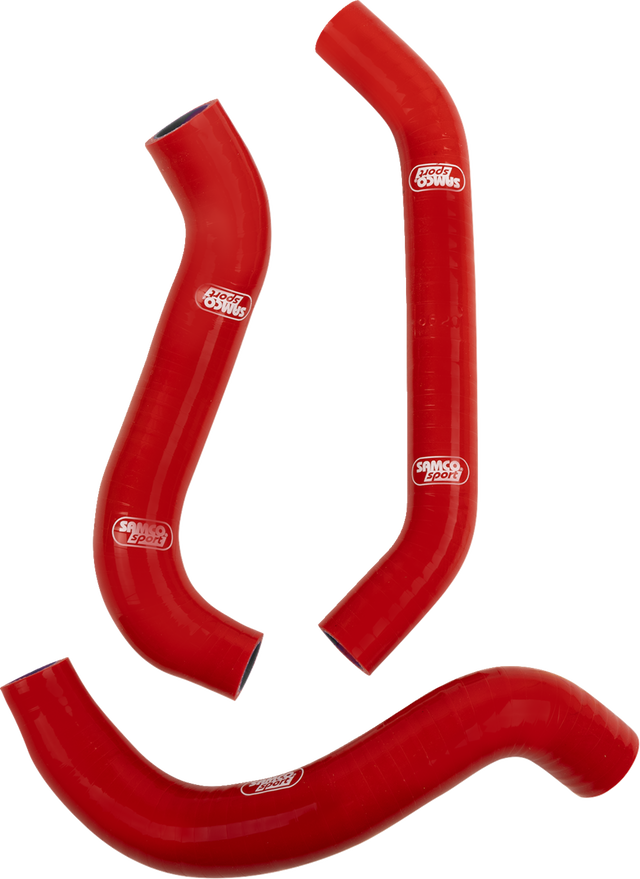 Moose Offroad OEM Fit Radiator Hose Kit in Red for Gas Gas, Husqvarna, and KTM with Part Number KTM-129-RD