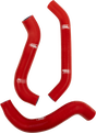 Moose Offroad OEM Fit Radiator Hose Kit in Red for Gas Gas, Husqvarna, and KTM with Part Number KTM-129-RD