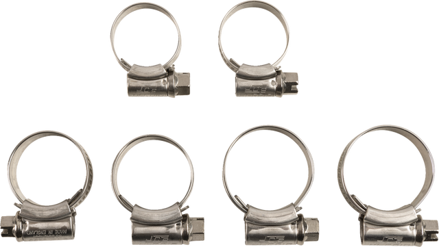 MOOSE OFFROAD Radiator Hose Clamp Kit for Yamaha CK YAM-72 - Marine-Grade Stainless Steel