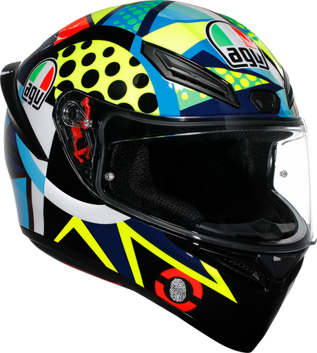 AGV K1 S Rossi Winter Test 2020 Motorcycle Helmet - 2XL, Fits Honda, Yamaha, Suzuki, Kawasaki, and Ducati