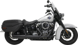 BASSANI XHAUST 4" Slip-On Muffler with 2-1/2" x 10" Baffle Core - Black - 49-State 1S38FB