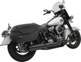 BASSANI XHAUST 4" Slip-On Muffler with 2-1/2" x 10" Baffle Core - Black - 49-State 1S38FB