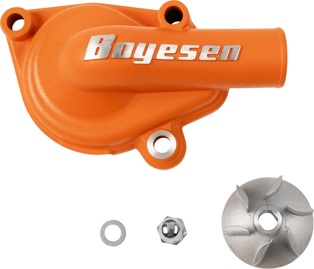 BOYESEN Water Pump Kit WPK-42O for Gas Gas, Husqvarna, KTM - High-Flow Aluminum Impeller and Cover