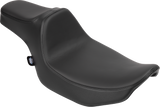 Drag Specialties Seats Predator III Extended Reach Seat for Harley FLT/FLH 2023-2025 - Vinyl/Solar Leather
