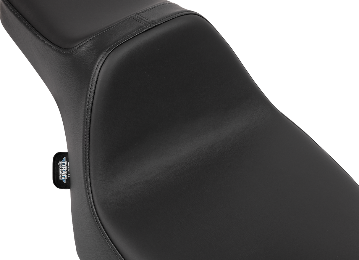 Drag Specialties Seats Predator III Extended Reach Seat for Harley FLT/FLH 2023-2025 - Vinyl/Solar Leather